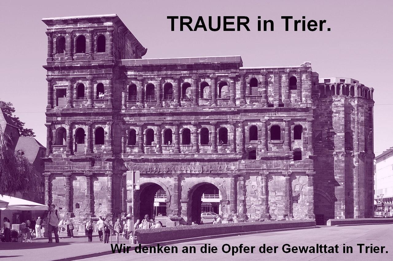 Trauer in trier